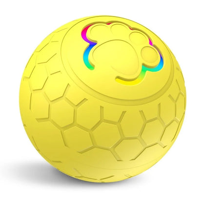 Smart Ball Electronic Interactive Dog Toy Ball  -  USB Automatic Bouncing Rolling Toy Ball With RGB Lights