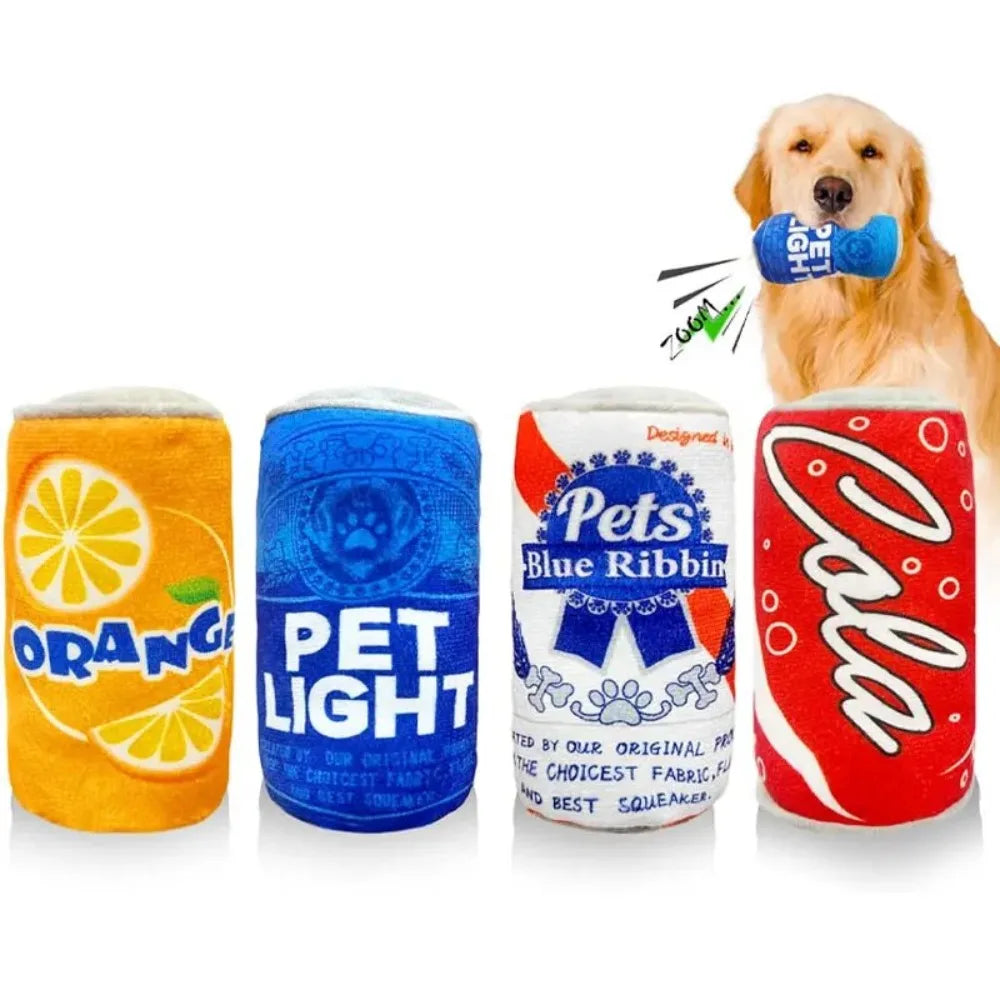 Interactive Dog Toys Plush Squeaky Bite-Resistant