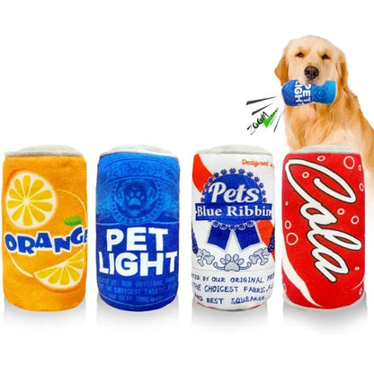 Interactive Dog Toys Plush Squeaky Bite-Resistant