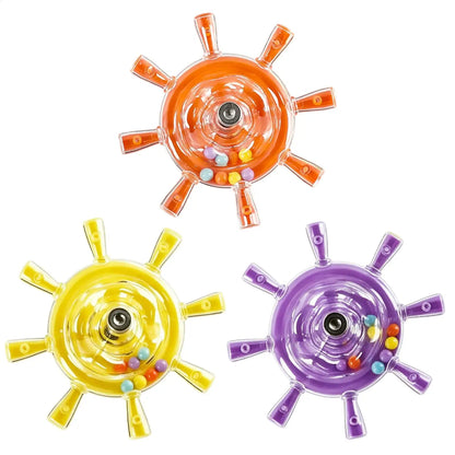 Interactive Parrot Rotating Windmill Rotating Treat Dispenser For Mental Stimulation And Entertainment