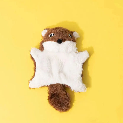 Small Cat Toy Cute Little Flying Squirrel Interaction Toy With Squeak