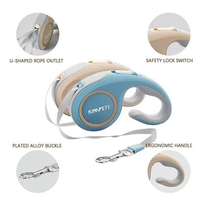 New 5m Automatic Telescopic Leash For Pet Dogs Is Suitable For Small And Medium-Sized Dogs