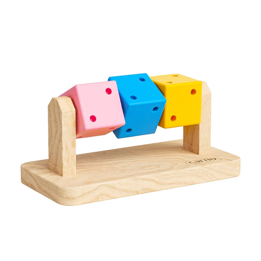 1PC Hamster Chew Toy, Wood Platform Grinding Teeth Toys