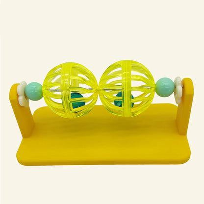 1PC Hamster Toy Rotating Bell Ball for Hamster Boredom,