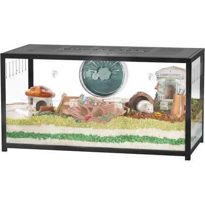 Large Stackable Metal Hamster Cage for Small Animals - Ideal for Dwarf Hamsters And Guinea Pigs