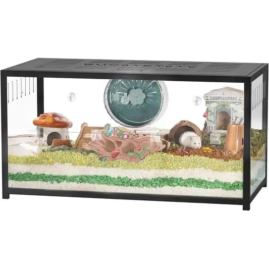 Large Stackable Metal Hamster Cage for Small Animals - Ideal for Dwarf Hamsters And Guinea Pigs