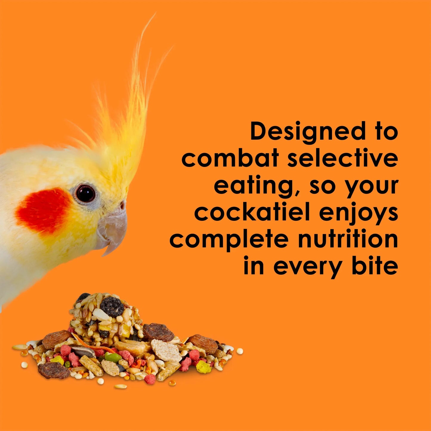 Cockatiel Food 25 Pounds Nutritious Blend for Healthy Birds