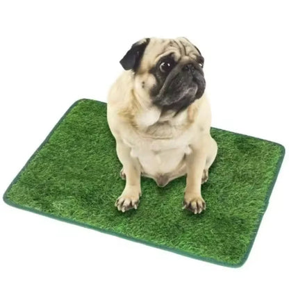 Green Artificial Turf Simulation Lawn Mat for Pets Portable Waterproof Dog Urinating Mat for Indoor And Outdoor Use