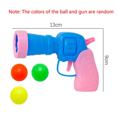 Hot Cat Toy Interactive High Fun Toy Gun 10/20/30/100Pcs Plush Ball Launches Quiet High Bounce Ball To Tease The Cat