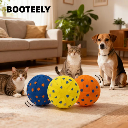Pet Smart Interactive Bouncing Ball For Dogs -  Automatic Vibrating Popcorn Gravity Jumping Wear Resistant Foam Ball