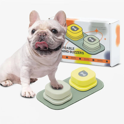 Mewoofun Dog Buttons with Rubber Mat Recordable Talking Buttons