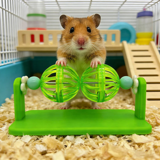1PC Hamster Toy Rotating Bell Ball for Hamster Boredom,