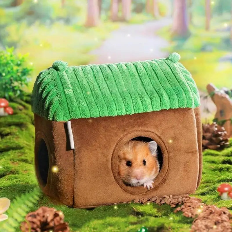 Hammock Warm Bed Small Animal Tube Cage House - Hamster Warm Bed, Tunnel House Double Sided
