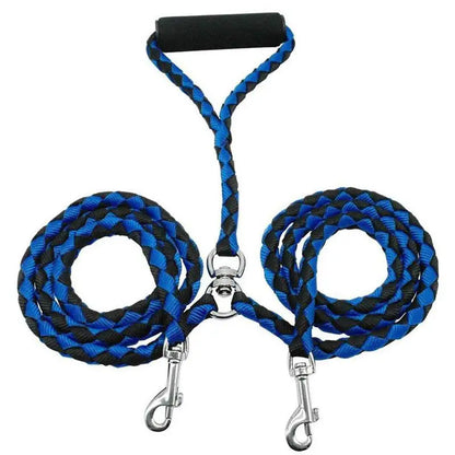 2 Way Couplers Elastic Double Dogs Leash