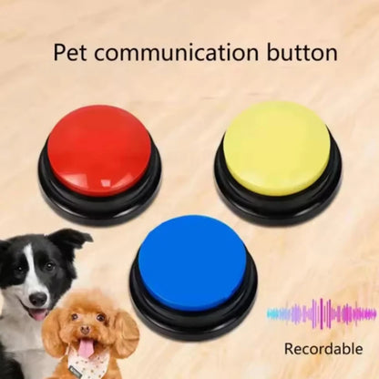 Funny Dog Recordable Pet Toy Pet Speaking Buttons