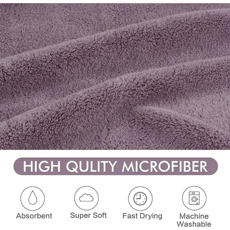Microfiber Absorbent Towels – Super Absorbent & Soft, No Deformation, Essential for Pet Bathing