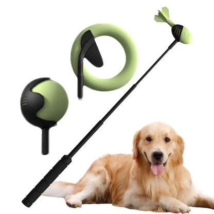 Dog Throwing Pole Tennis Ball  Launcher Training Toy