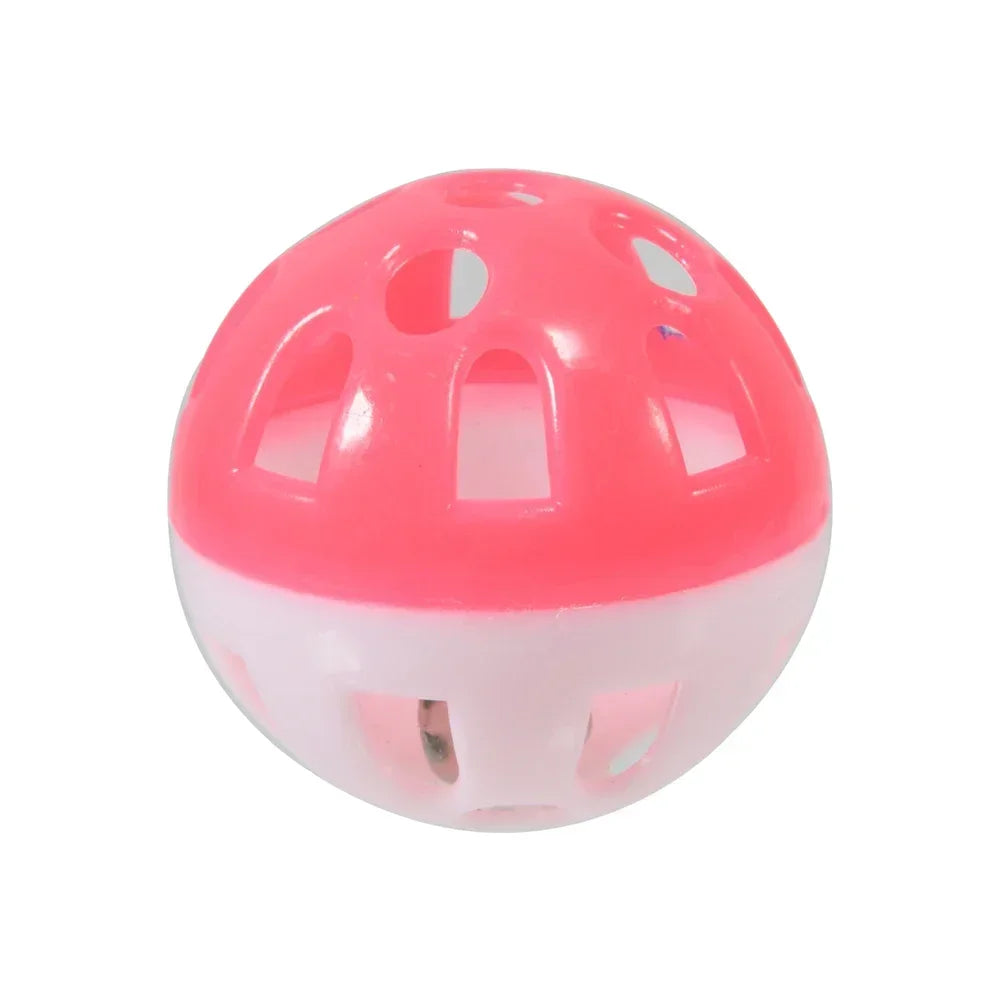 10pcs Colorful Hollow Rolling Bell Ball Bird Toy
