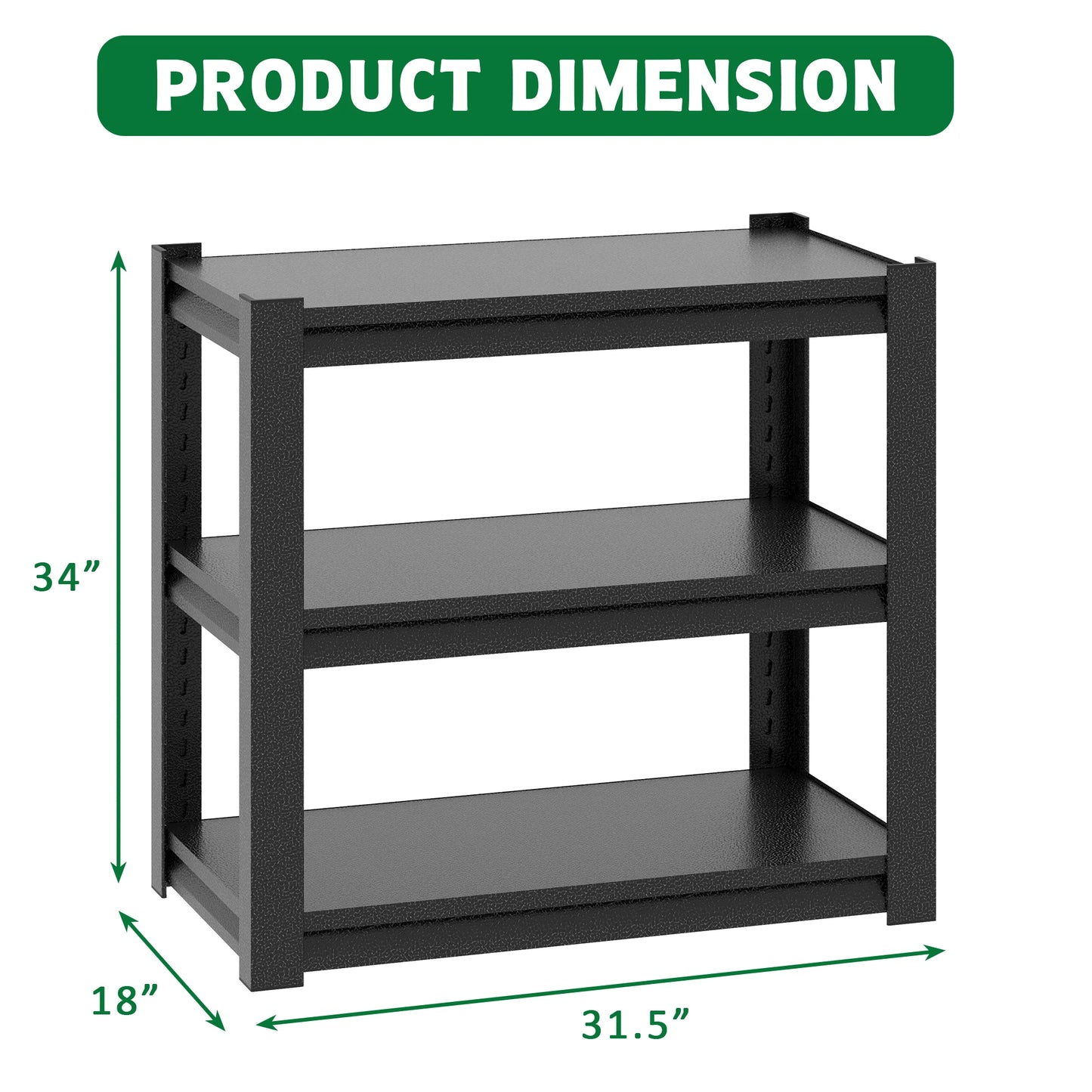 40-50 Gallon Fish Tank Stand - Metal Aquarium Stand, 31.5 "L x 18 "W x 34"H Adjustable Heavy Duty Reptile Tank Stand, Adjustable 3-Tier Fish Tank Rack
