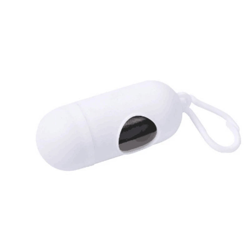 Dog Poop Bag Holder Portable Pet Waste Bag Dispenser Capsule Shape