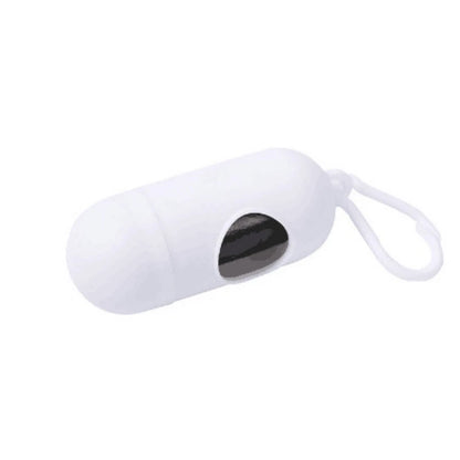 Dog Poop Bag Holder Portable Pet Waste Bag Dispenser Capsule Shape