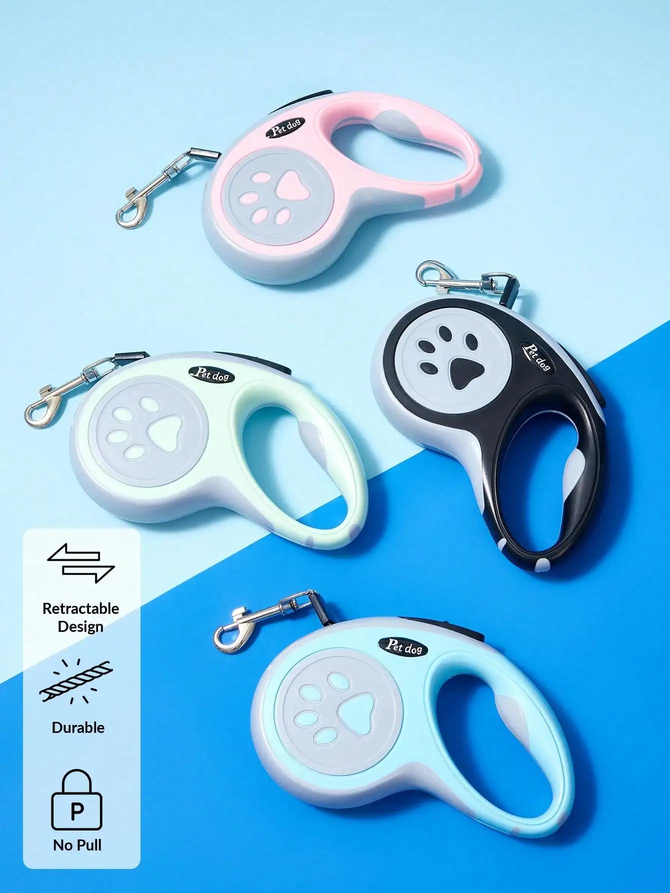 PETSIN 1pc 3m/5m Retractable Pet Leash For Small And Medium Dog Breeds
