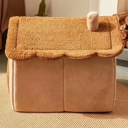 Foldable Removable Washable Pet House for Extra Small Dogs and Small and Medium Cats