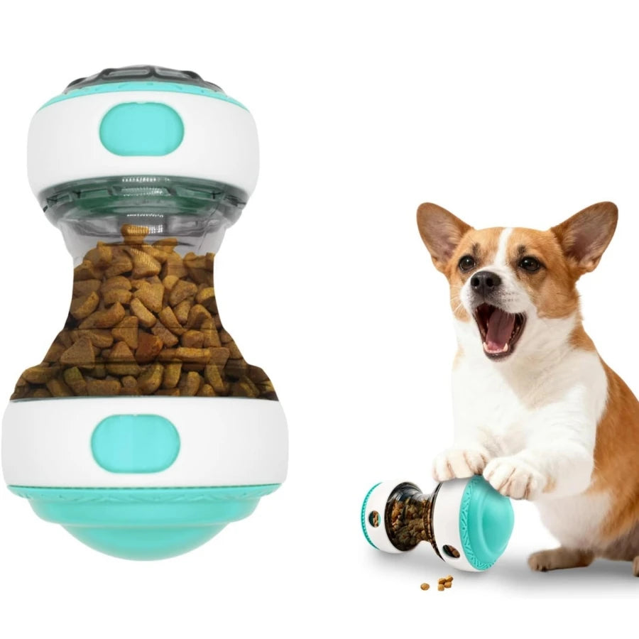 Interactive Dog Treat Dispenser Toy - Dog Puzzle Rolling Leaking Food Ball