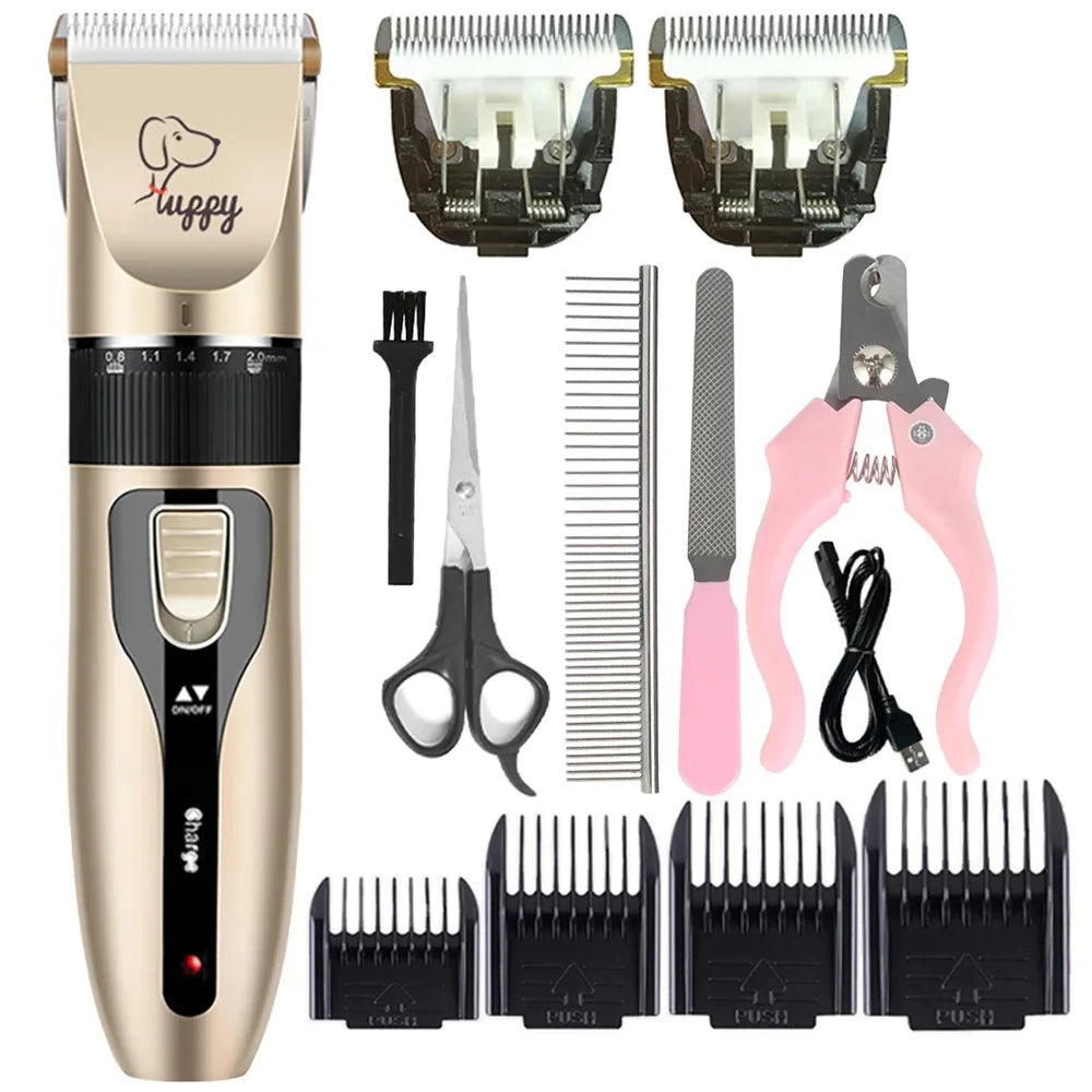 Pet Clippers For All Pets, Haircut Professional Trimmer - Shaver Cordless Rechargeable