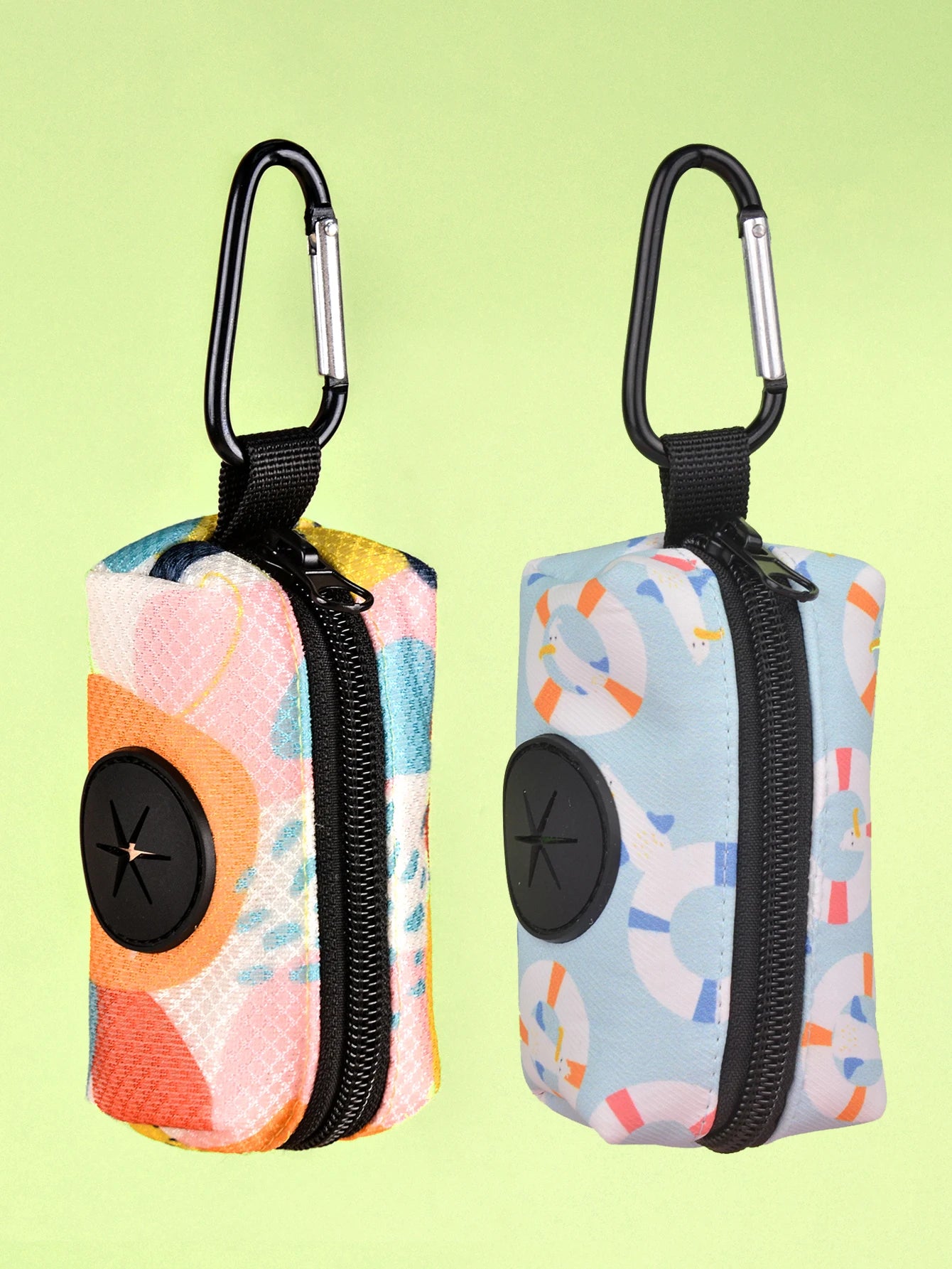 Value Pack 1pcs/2pcs Dog Poop Bags Different Patterns To Choose Easy Convenient
