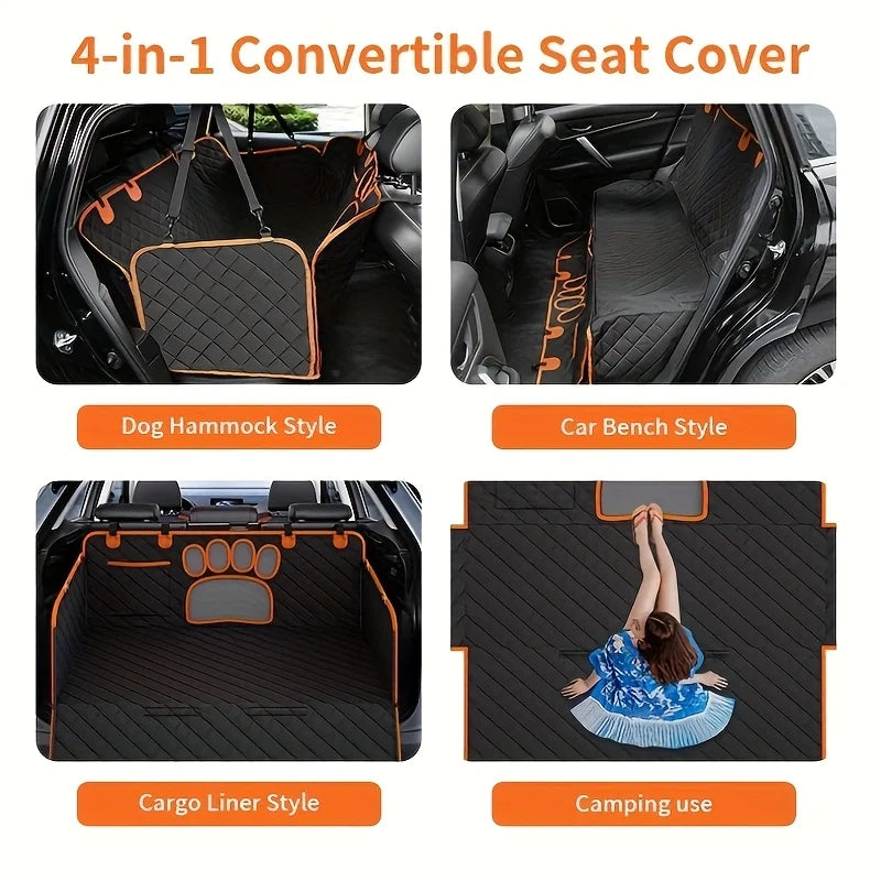 Pet Seat Cover, Hammock Heavy Duty Scratch Resistant Anti Slip