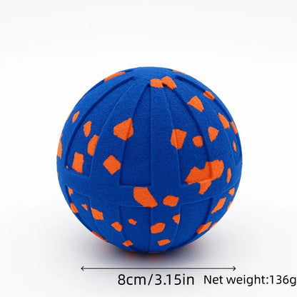 Pet Smart Interactive Bouncing Ball For Dogs -  Automatic Vibrating Popcorn Gravity Jumping Wear Resistant Foam Ball