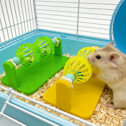 1PC Hamster Toy Rotating Bell Ball for Hamster Boredom,