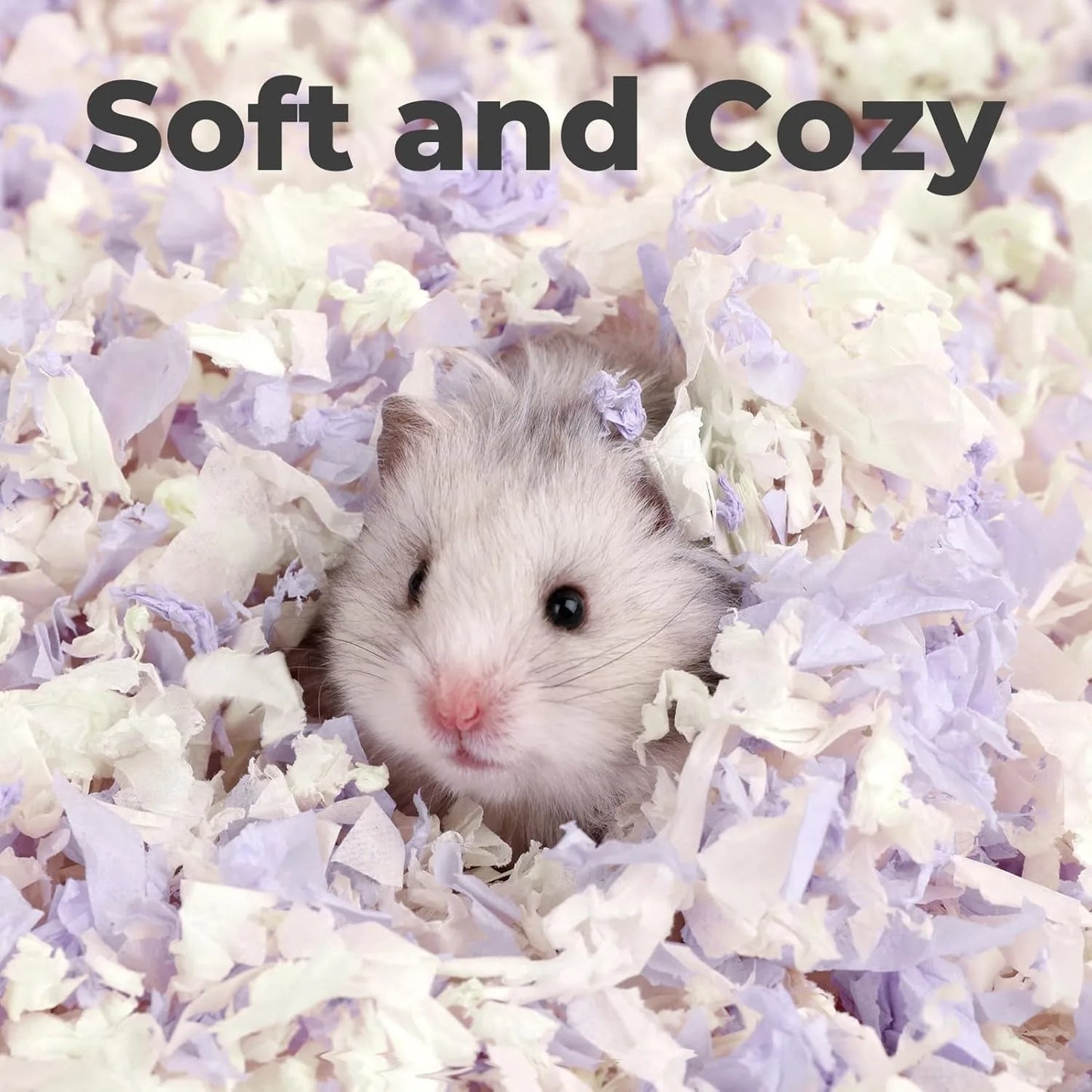 Small Pet Bedding Hamster Rabbits Guinea Pigs Odor Control Dust-Free Moisture Absorbent Natural Paper Shavings