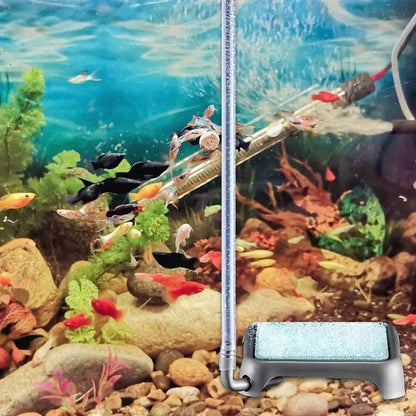 Fish Tank Aquarium oxygen enhancing stone High quality jadeite and stainless steel Bubble Diffuser Suitable for all fish tanks