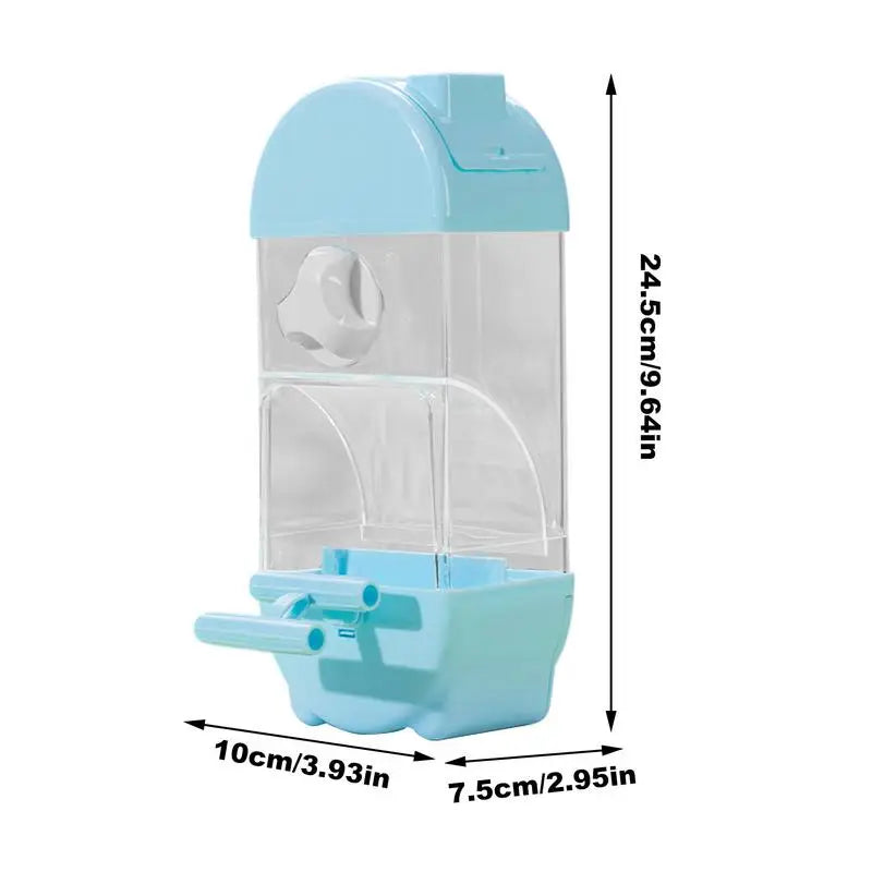 Bird Feeder / Water Dispenser House Shaped Parakeet Smart Bird Feeder Large Capacity Anti Spill