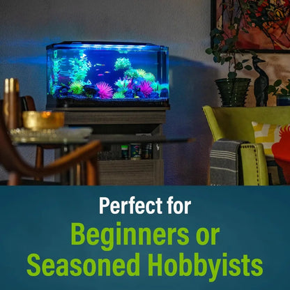20 Gallon Aquarium Stand with Storage, Display Area, Modern Farmhouse Style,