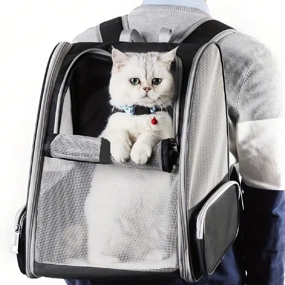 Airline Approved Pet Backpack Carrier Breathable Portable Cat Or Dog Travel Backpack Hold Up To 15 Lbs