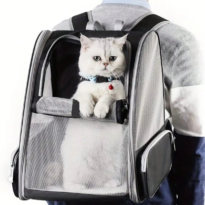 Airline Approved Pet Backpack Carrier Breathable Portable Cat Or Dog Travel Backpack Hold Up To 15 Lbs