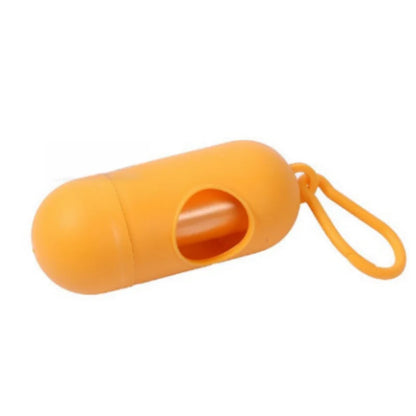 Dog Poop Bag Holder Portable Pet Waste Bag Dispenser Capsule Shape