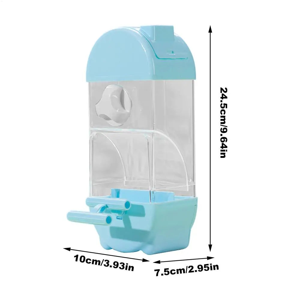 Bird Feeder / Water Dispenser House Shaped Parakeet Smart Bird Feeder Large Capacity Anti Spill