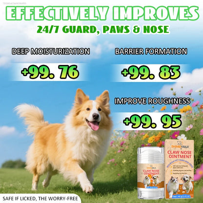 Pet Paw Protector Dog Nose Balm Healing Salve for Cracked Dry Paws Soothing Moisturizer Lick Safe
