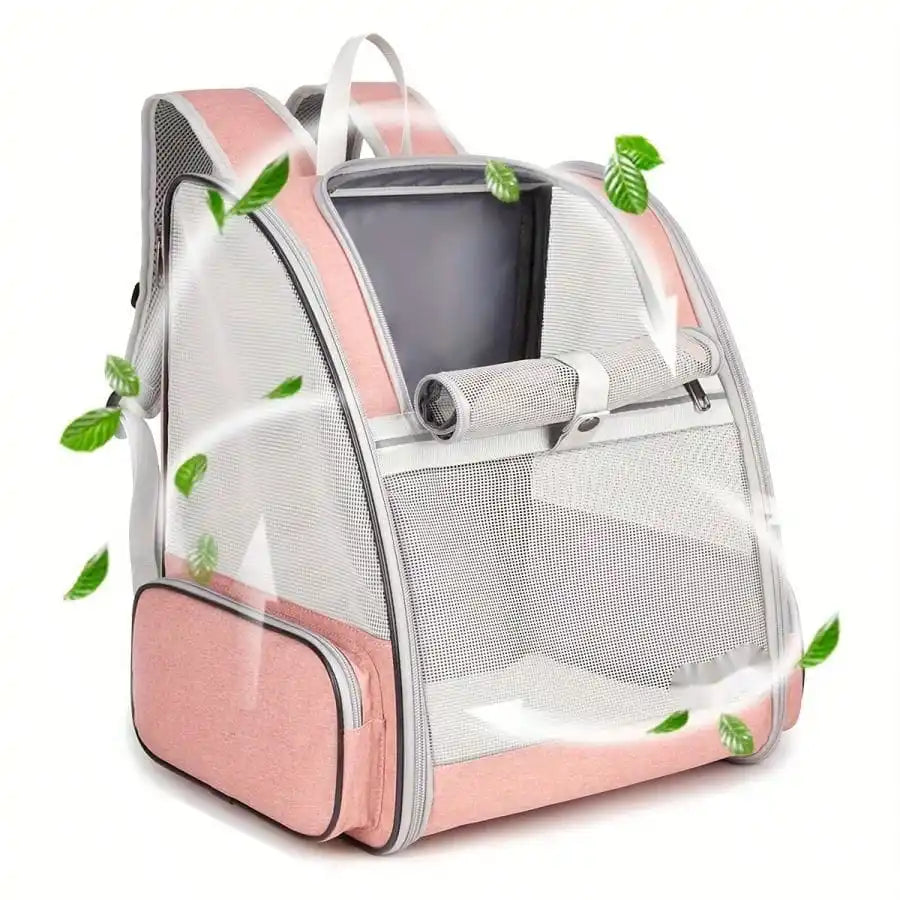 Airline Approved Pet Backpack Carrier Breathable Portable Cat Or Dog Travel Backpack Hold Up To 15 Lbs