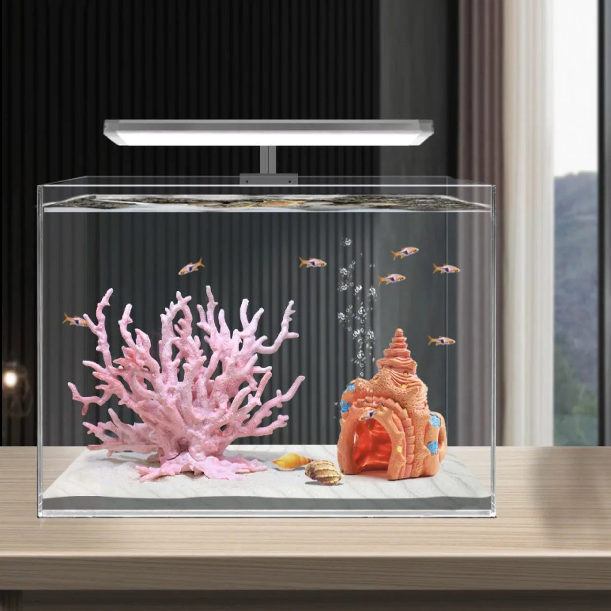Fish Tank Aquascape Simulation Coral Water Plant Resin Fake Coral Aquarium Decorations