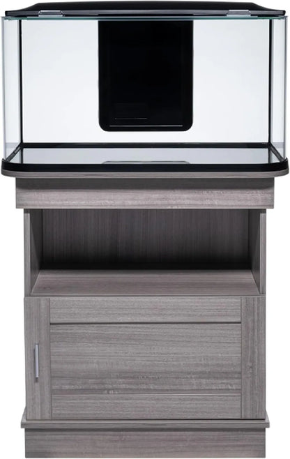 20 Gallon Aquarium Stand with Storage, Display Area, Modern Farmhouse Style,