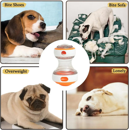 Interactive Dog Treat Dispenser Toy - Dog Puzzle Rolling Leaking Food Ball