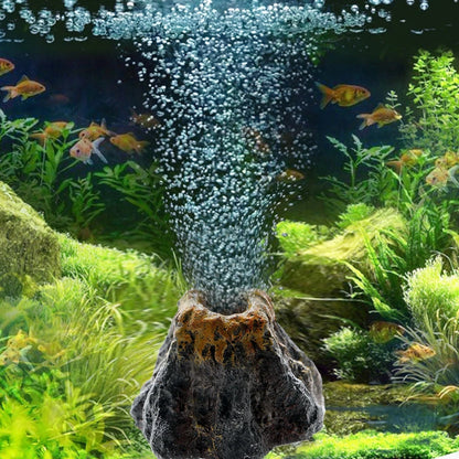 Aquarium Volcano Shape Air Bubble Stone Oxygen Pump