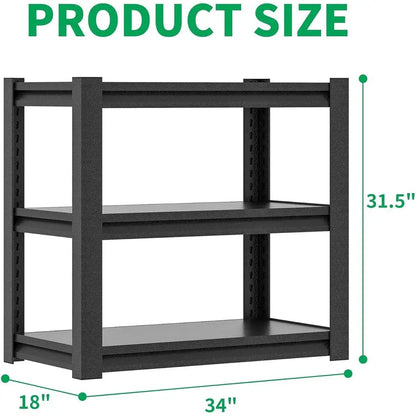 Heavy-Duty 3-Tier Metal Stand for 20 Gallon Aquariums, Reptile Terrariums, or 30 Gallon Breeder Tanks,