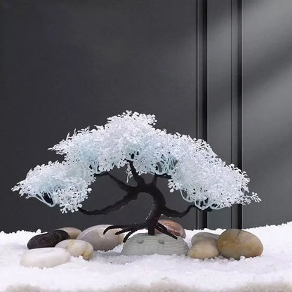 Realistic Sakura Aquarium Fish Tank Decoration Creative Beautiful Aquarium Ornament
