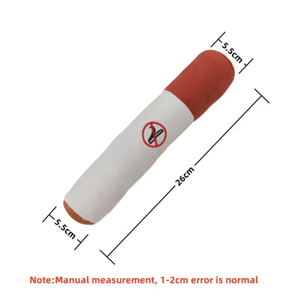Interactive Dog Cigar Small Resistant Squeak Indestructible Chew Toy
